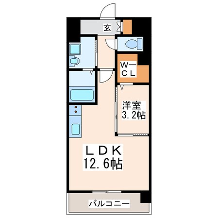 サムティ西熊本の物件間取画像